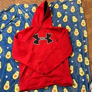 Men’s medium red under armour hoodie